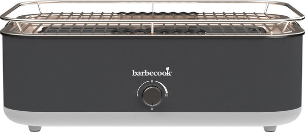Barbecook e-carlo elektrische tafel bbq midnight grey 42,5x33x16,5cm