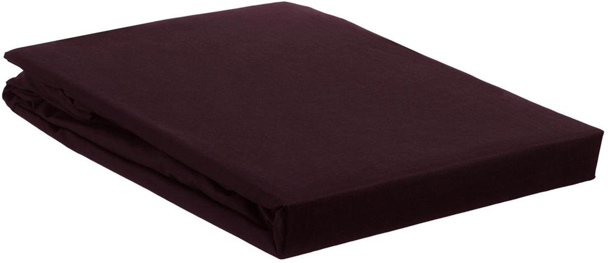 Ambiante - katoen - hoeslaken - 200x200 cm - rood
