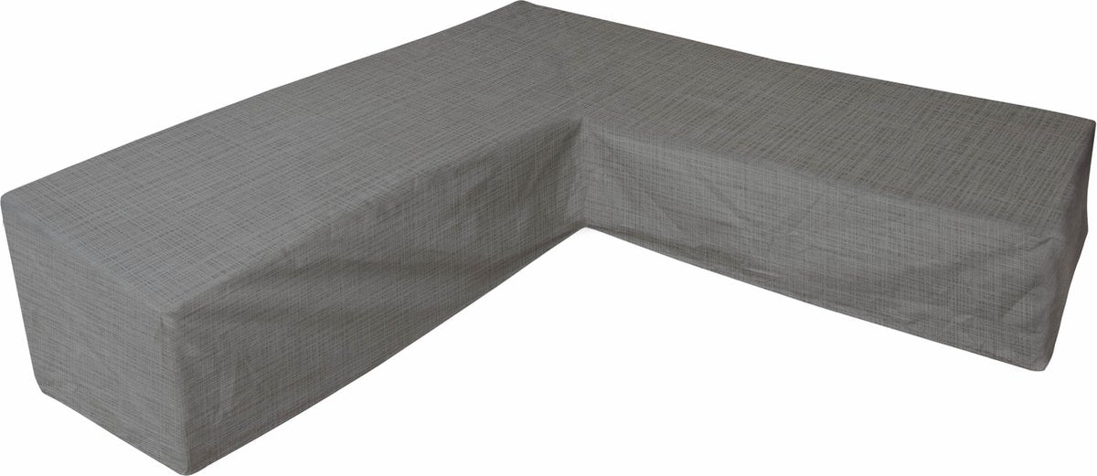 Eurotrail waterdichte hoes voor l vormige loungeset, hoekbank, cantonic 300x300cm, grijs