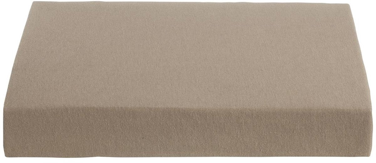 Ambiante jersey - hoeslaken - 160x200 - taupe