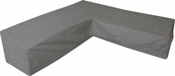 Eurotrail waterdichte hoes voor l vormige loungeset, hoekbank, cantonic 305x250x100 70 cm, grijs