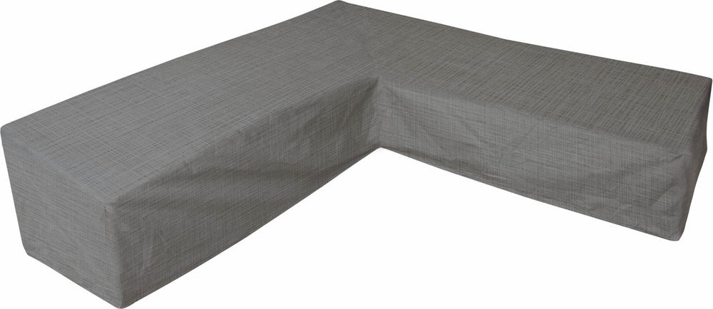 Eurotrail waterdichte hoes voor l vormige loungeset, hoekbank, cantonic 300x300cm, grijs