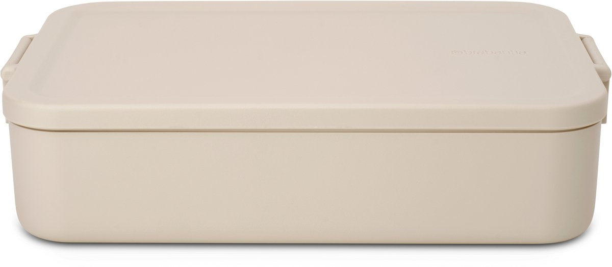 Brabantia make take lunchbox broodtrommel - large - kunststof - soft beige