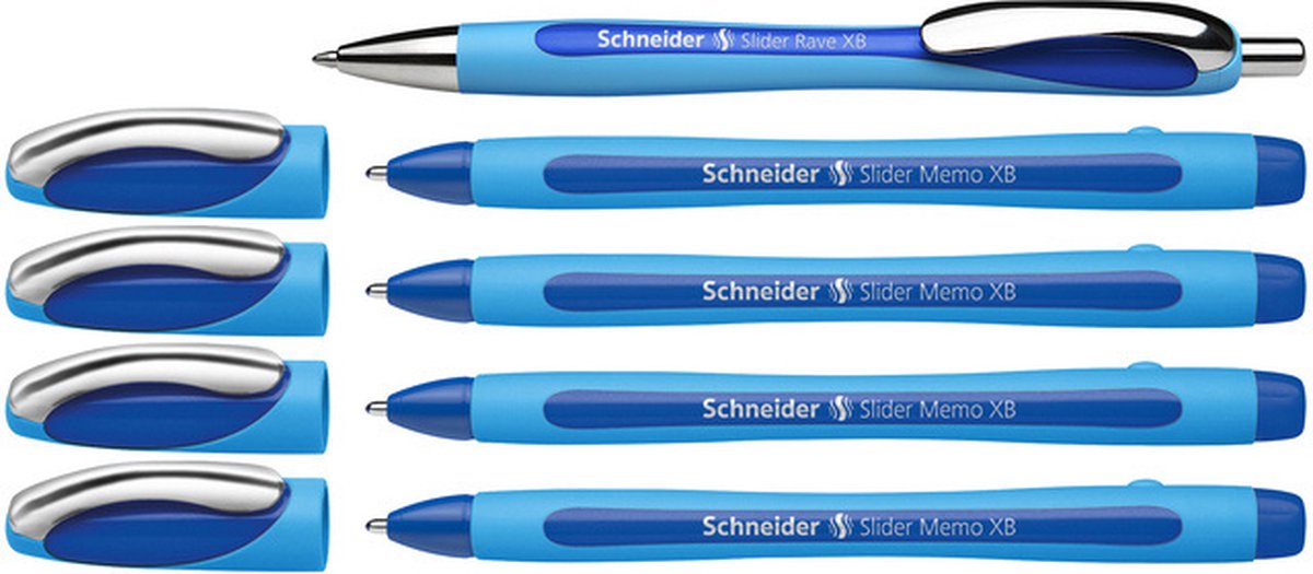 Balpen schneider 96085000 rave blauw