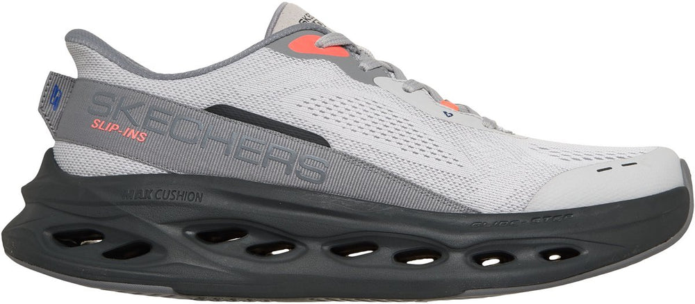Skechers max cushioning glide-step heren sportschoenen - grijs zwart