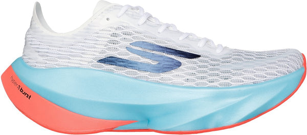 Skechers skx aero tempo dames sportschoenen - wit turquoise coral 39