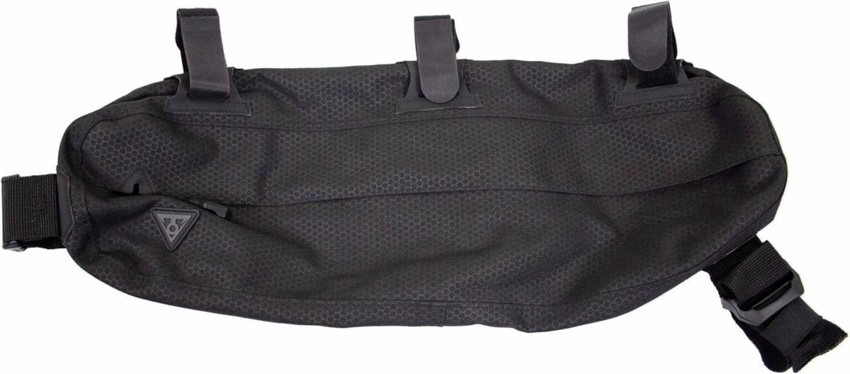 Topeak frametas MidLoader 6L zw, Nylon banden, Zwart