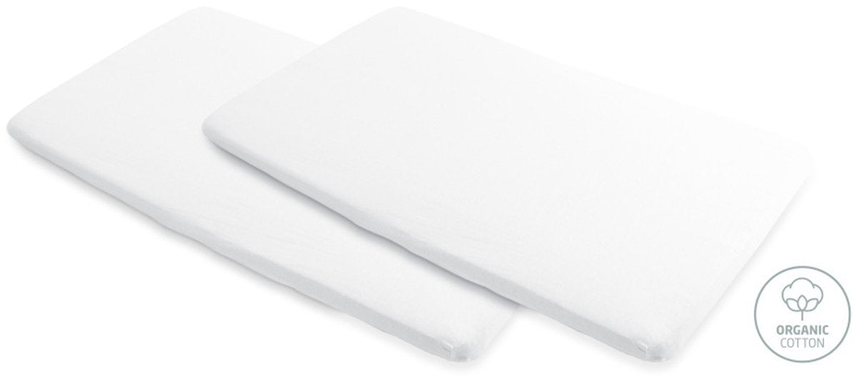 Maxi-cosi iris calao co-sleeper lakens - 2 stuks - wit