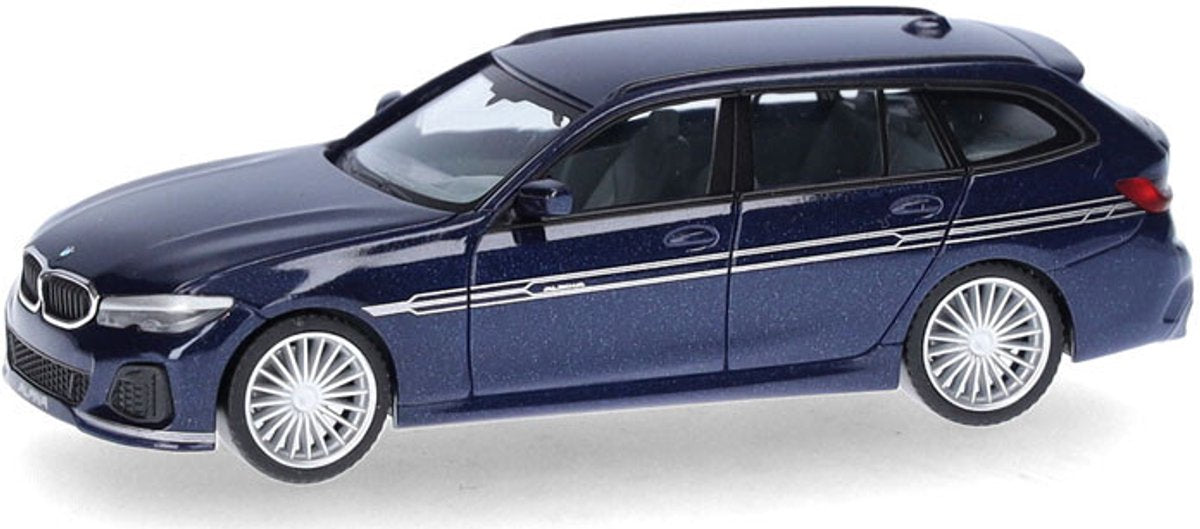 Herpa bmw alpina b3 touring, blauw metallic