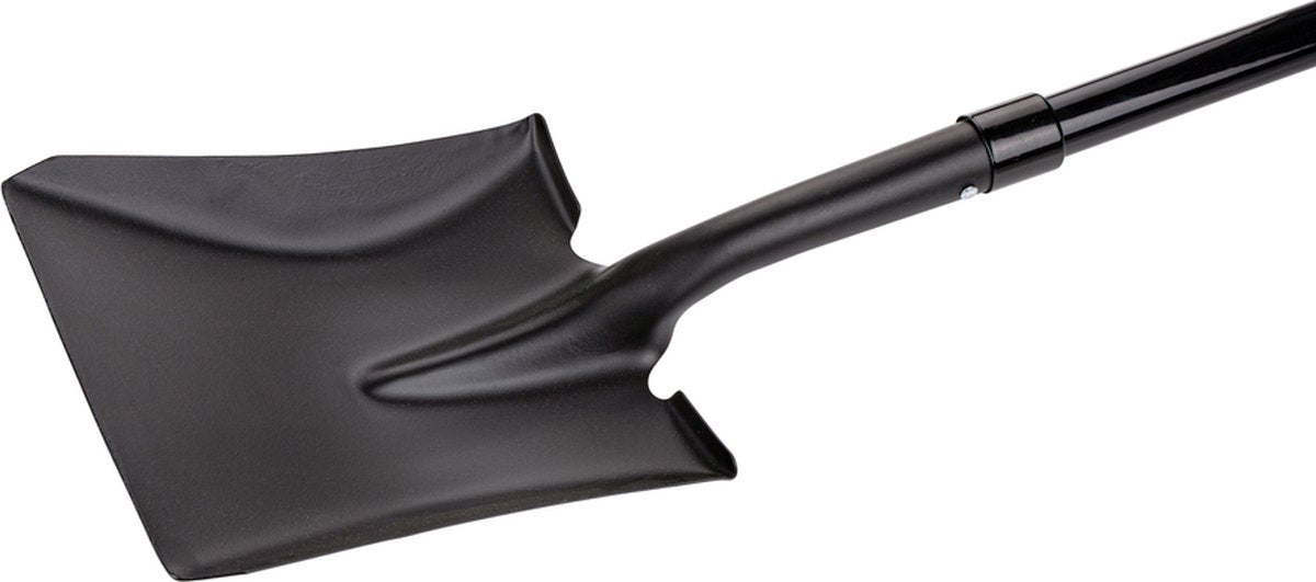 Black+decker schep - vierkante kop - 149 cm - stevig en lichtgewicht glasvezel - zwart