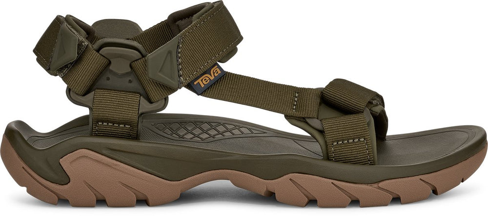 Teva m terra fi 5 universal heren sandalen - donkergroen - honey bruin