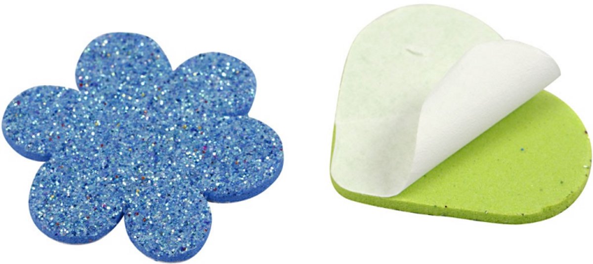 Schuimvormen Glitter, 100st.