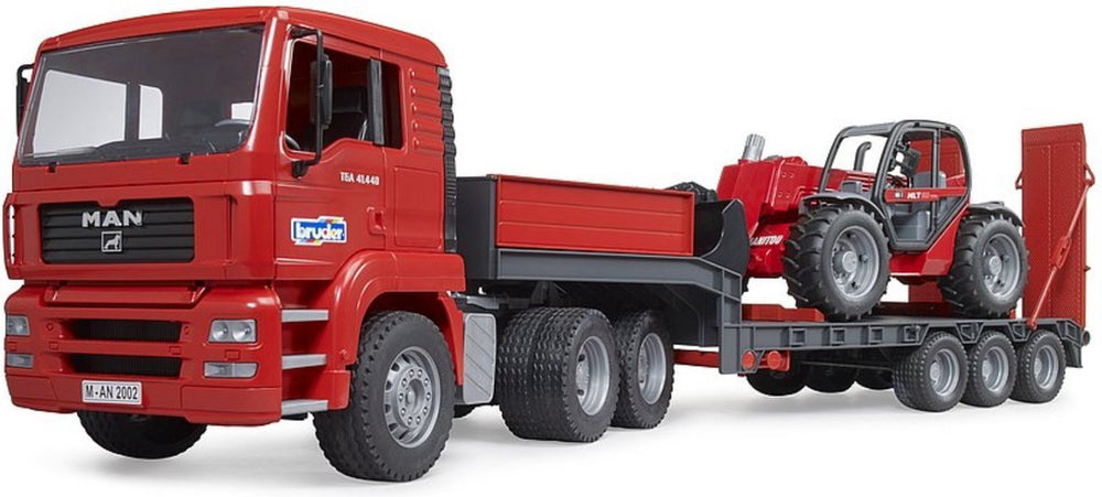 Bruder man tga vrachtwagen met manitou mlt 633