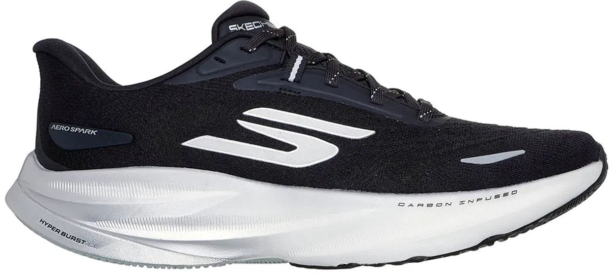 Skechers go run ride 12 - heren sportschoenen - zwart
