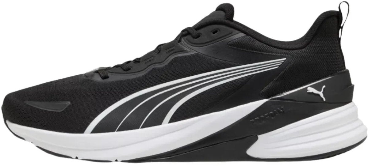 Puma action pro tr unisex sportschoenen - black- white