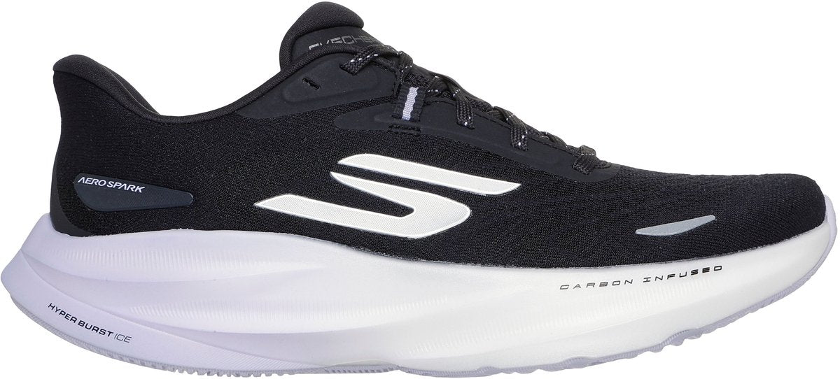 Skechers skx aero spark dames sportschoenen - zwart paars