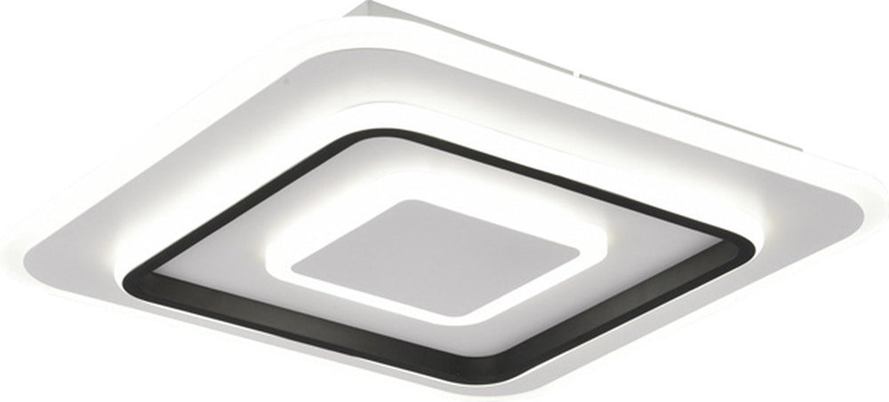 Rl live your light reality jora plafonniere - wit - dimbaar - lichtkleur instelbaar - afstandsbediening - 39x39cm - led 5400lm