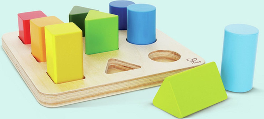 Hape houten sorteerplank vormen