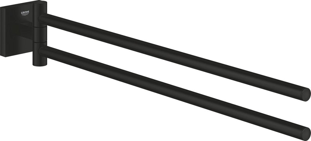 Grohe quickfix start cube handdoekhouder - 438 mm - draaibaar - matte black