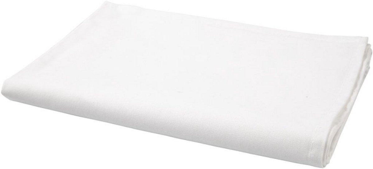 Creativ Company tea towels white with hanging loop, 5 pcs.