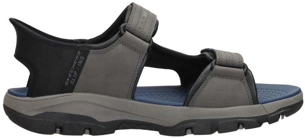 Skechers tresmen - reece heren sandalen - charcoal