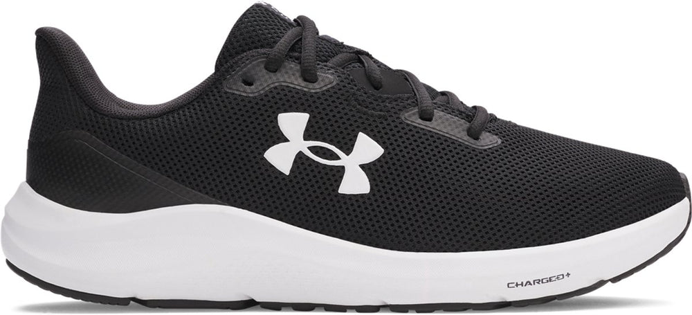Under armour ua charged pursuit 4 heren sportschoenen - zwart - wit