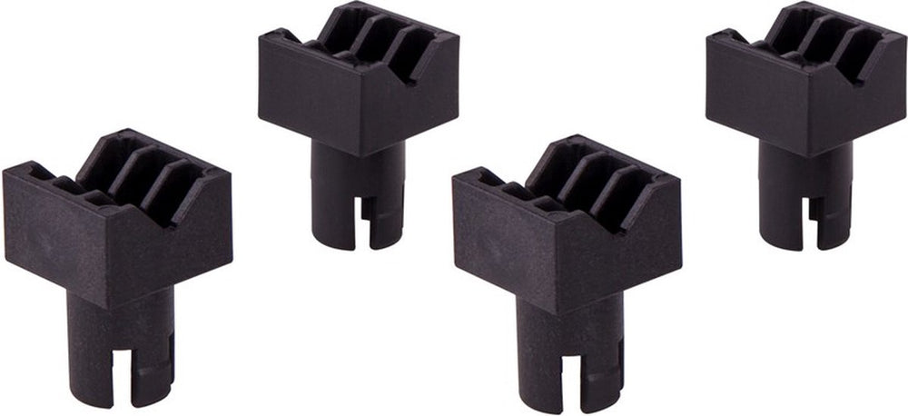 Wolfcraft - 4 klembekken voor werktafel - werkbladspanner - werkbank klem - 6172000