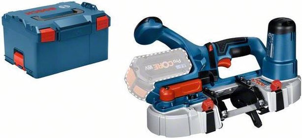 Bosch blauw bosch professional gcb 18v-63 accu bandzaag 18v basic body in l-boxx - 06012a0401