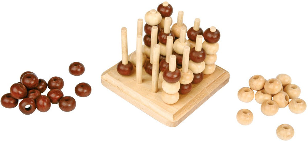 Small foot - 4 in a Row 3D wooden strategy game