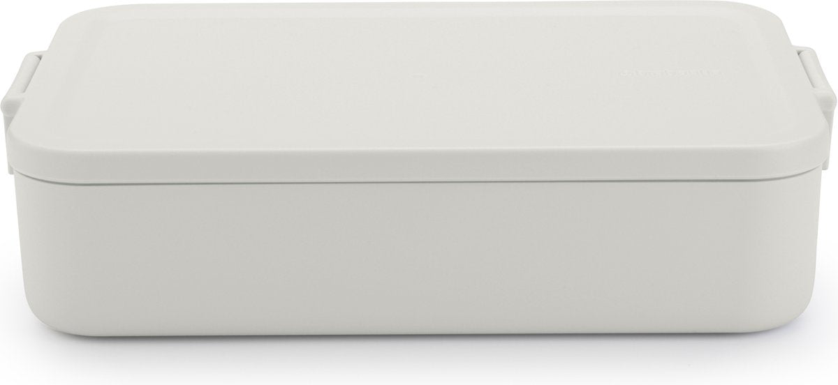 Brabantia make take lunchbox broodtrommel - large - kunststof - light grey