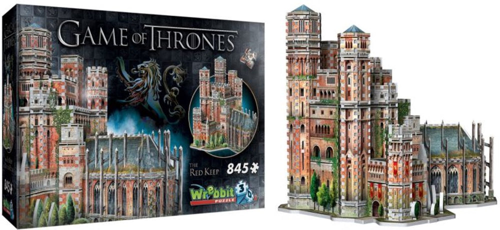Wrebbit the red keep - game of thrones 3d puzzel 845 stukjes