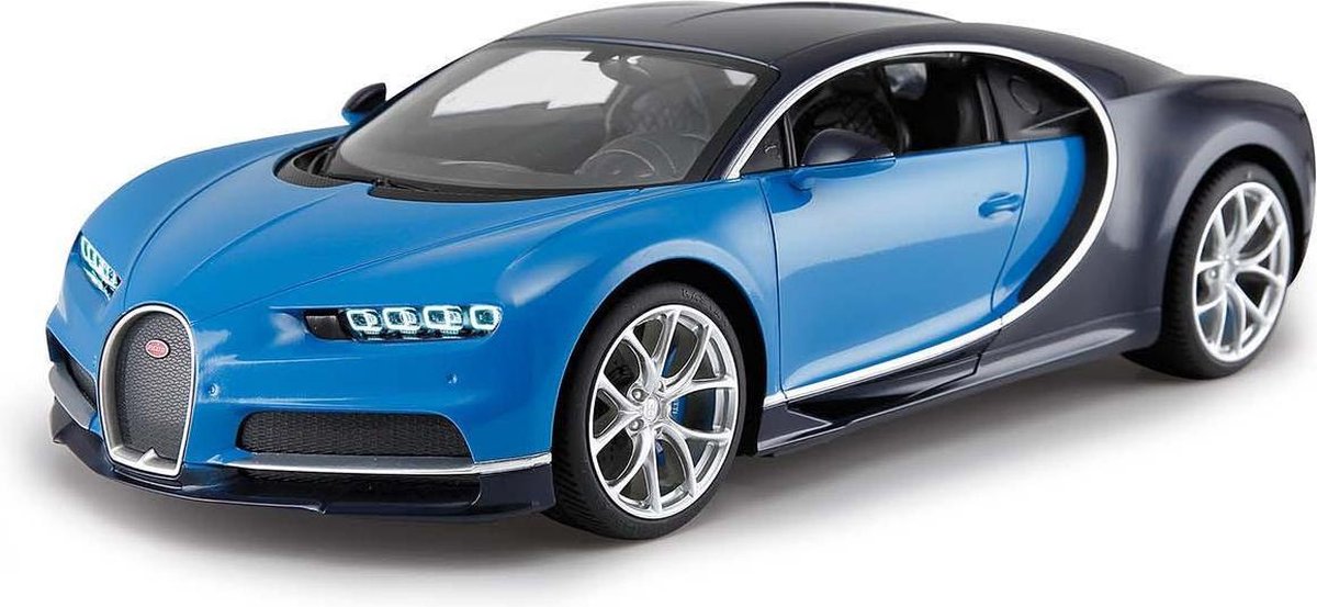 Jamara rc voertuig auto - 405135 rc sport auto bugatti chiron - blauw - 2,4ghz rc model kant en klaar - 1:14 bestuurbare auto