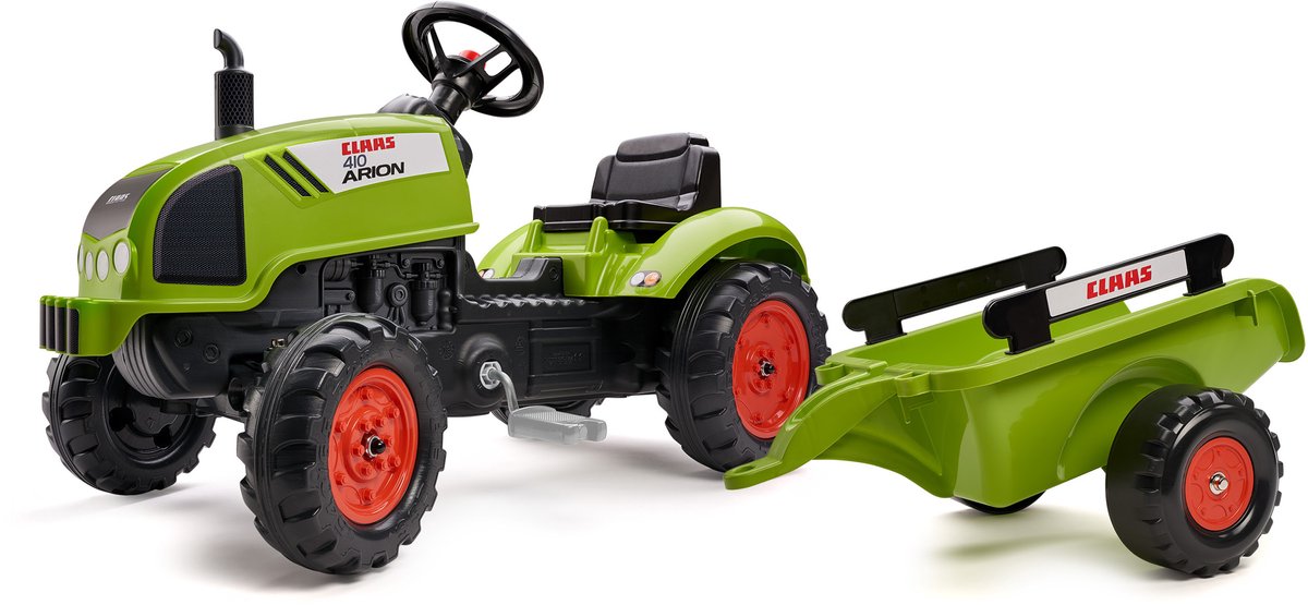 Falk claas trekker arion 410 trekker + aanhanger 2-5
