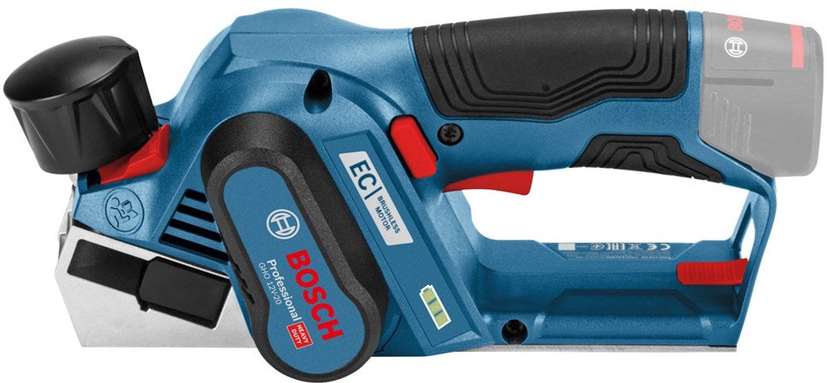 Bosch professional gho 12v-20 - accu schaafmachine - inclusief l-boxx - exclusief accu