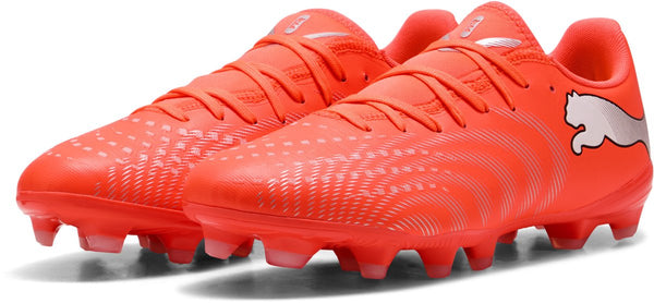 Puma future 9 play fg ag unisex sportschoenen - glowing red- white- black- silver 44.5