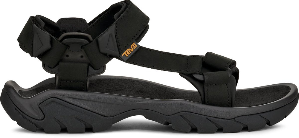 Teva m terra fi 5 universal leren heren sandalen - zwart - phantom