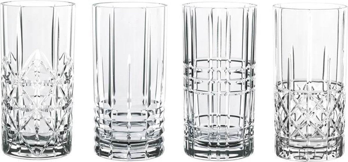Nachtmann - longdrinkglas 'highland' - 445 ml - set 4 stuks