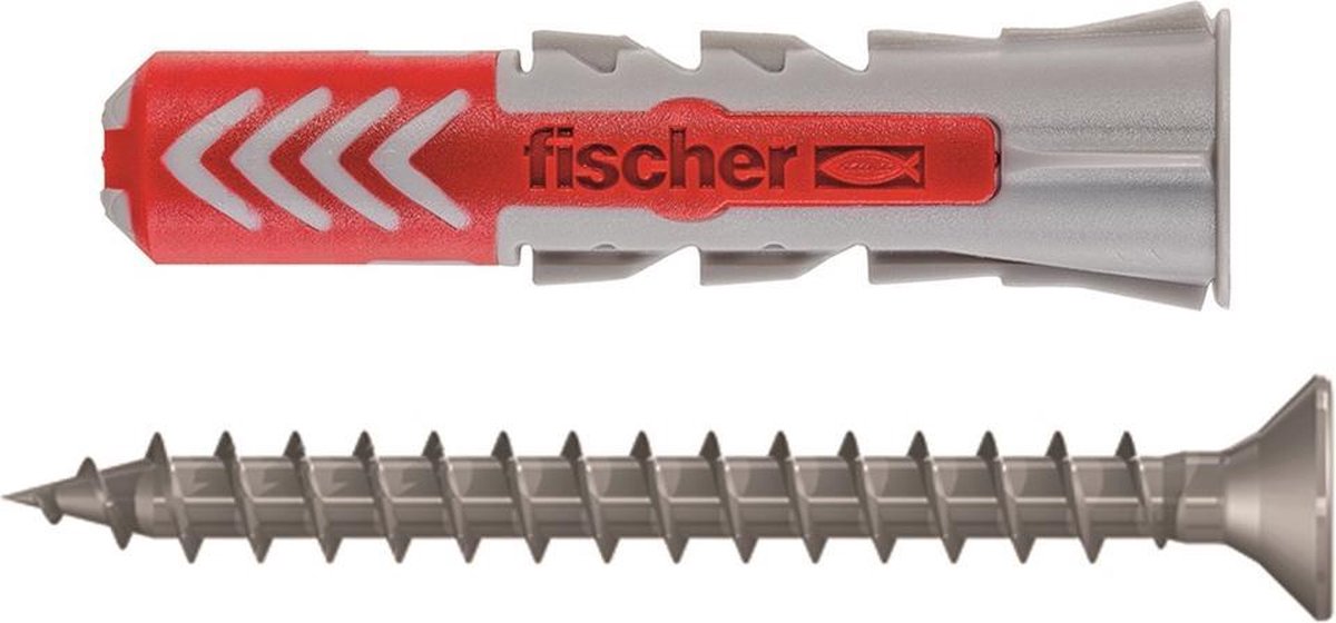 Fischer fis univ plug duopower, kunstst, le 30mm, boorgatdiameter 6mm (prijs per 50 stuks)