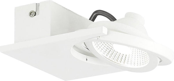 Eglo design brea - spot - 1 lichts - wit, helder