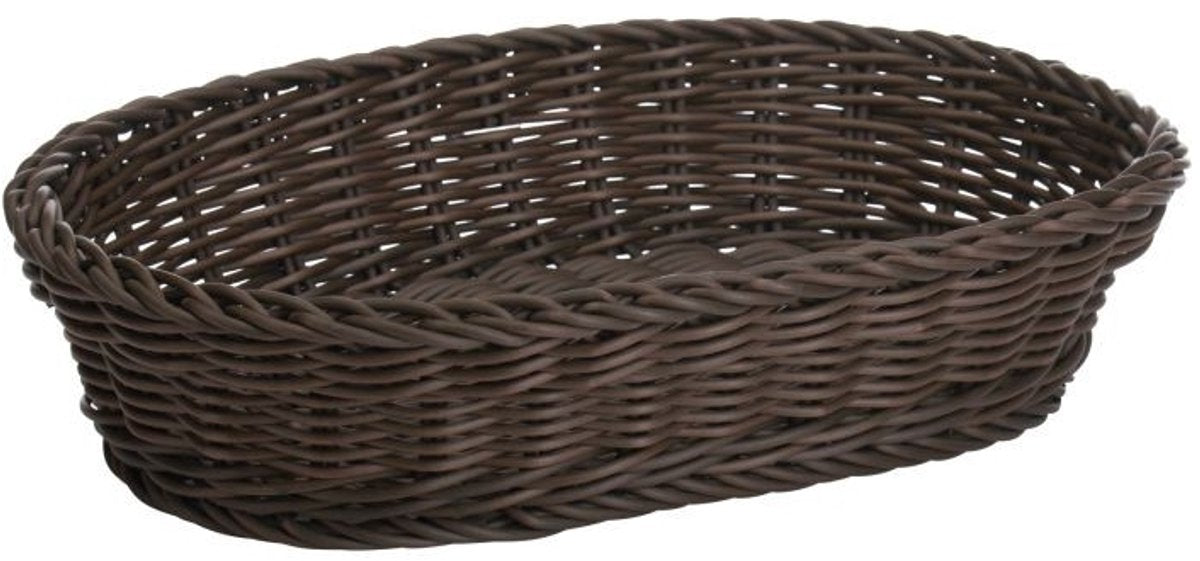 Westmark saleen mand ovaal 32x23x7cm - bruin