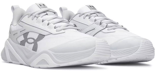 Under armour ua charged commit tr 5-wht heren sportschoenen - wit - halo grijs - castlerock