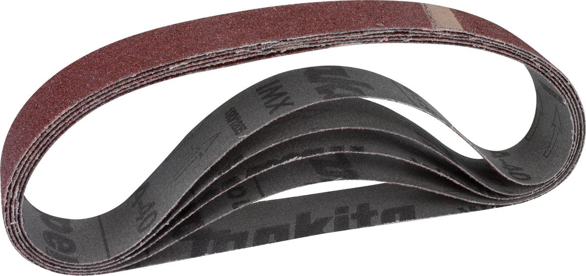 Makita p-36675 schuurband red - schuurband powervijl - schuurband stripschuurmachine - k40 - 30 x 533mm (5st)