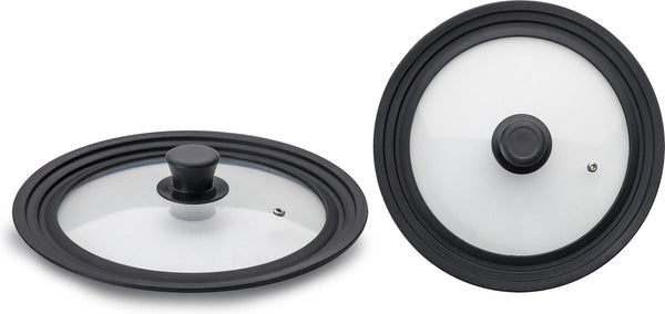 Ibili - deksel - glas - met siliconen rand - 24-26-28 cm