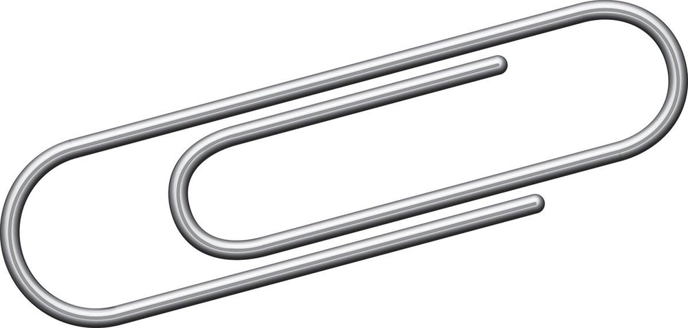 Kangaro paperclips - 30 mm - rond - 1000 stuks - verzinkt