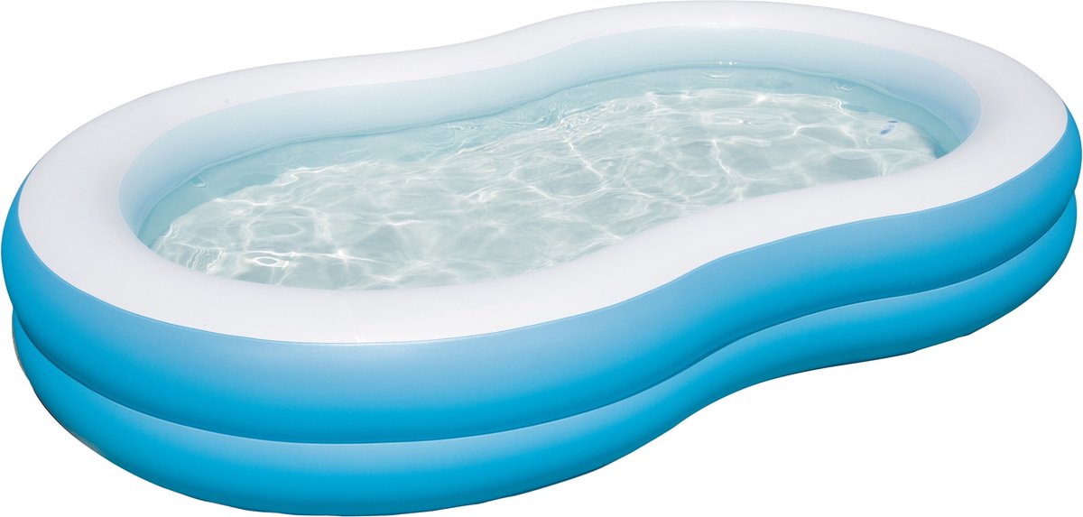 Bestway familiezwembad grote lagune 262x157x46 cm