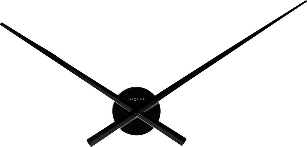Nextime ne-3118zw wandklok dia. 70 cm, zwart, 'handen'