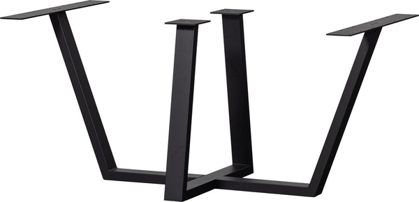 Woood tablo tafelpoot - metaal - zwart - 73x147x71