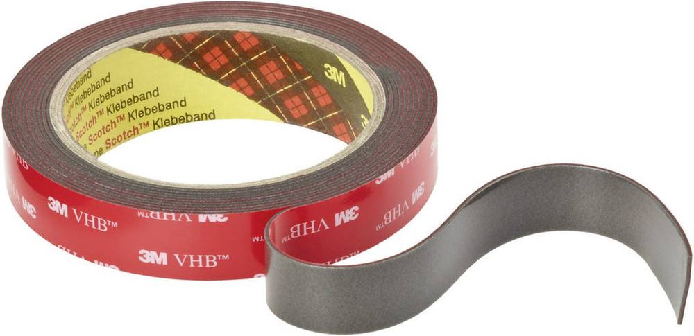 3m vhb™ 4611f 4611193 dubbelzijdige tape vhb 4611f donkergrijs (l x b) 3 m x 19 mm 1 stuk(s)