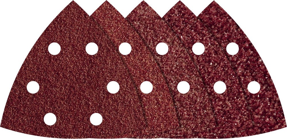 Wolfcraft - schuurpapier 20 stuks voor delta- multischuurmachines 95mm - korrel: 40,60,80, 120,180 - 1866000