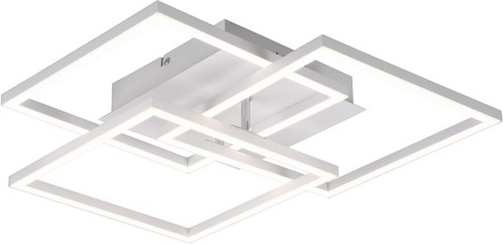 Rl live your light reality mobile - plafondlamp - wit mat - incl. 1x smd 27w - afstandsbediening - geintegreerde dimmer - zwenkbaar - traploos instelbare lichtkleur - nachtlampje - dimbaar met schakelaar - niet geschikt voor externe dimmer - geheugenfunct